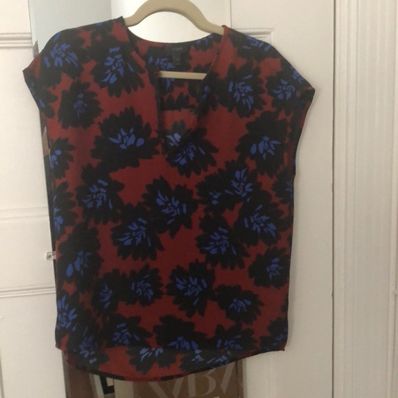 Jcrew floral shirt size 0 - Picture 2 of 4
